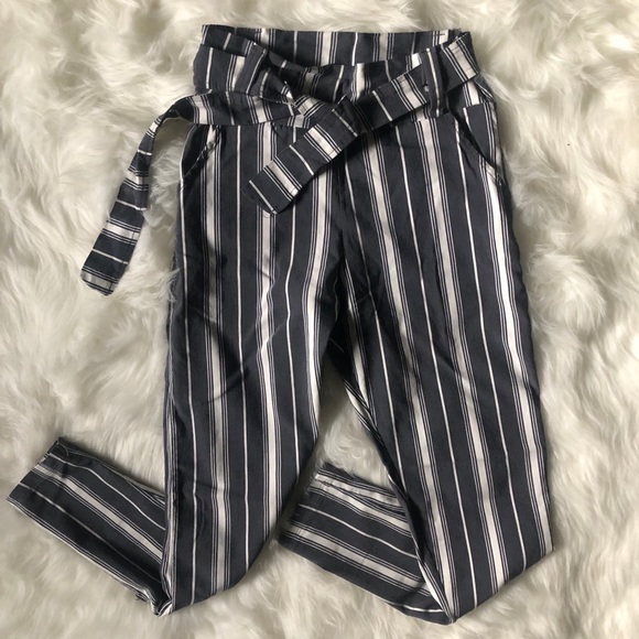 Denim - Striped Pants